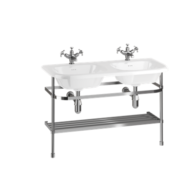 Burlington Double Roll Top Basin with Washstand