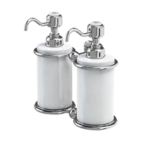 Burlington Chrome Double Soap Dispenser, A20 CHR