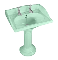 TRTC Chamberlain Tiffany Green 635mm Basin & Pedestal TRTC Chamberlain Tiffany Green 635mm Basin & Pedestal