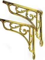 Heritage Brackets in Brass