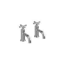 Burlington Riviera Basin Pillar Taps  - Various Finishes