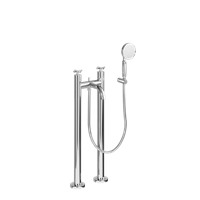 Burlington Riviera Floor Mounted Bath Shower Mixer - Various Finishes