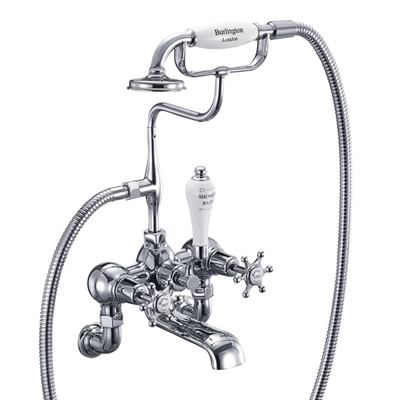 Burlington Bath Shower Mixer Wall Mounted