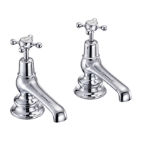 Burlington Claremont Deck Mounted Bath Taps - CL3 & CLR3