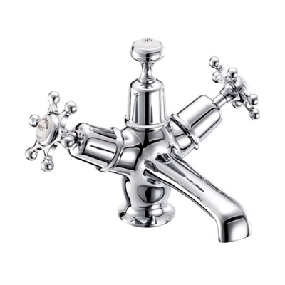 Burlington Birkenhead Basin Mixer with Click Clack Waste Various Finishes