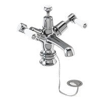 Burlington Kensington Regent Basin Mixer with Plug and Chain Waste