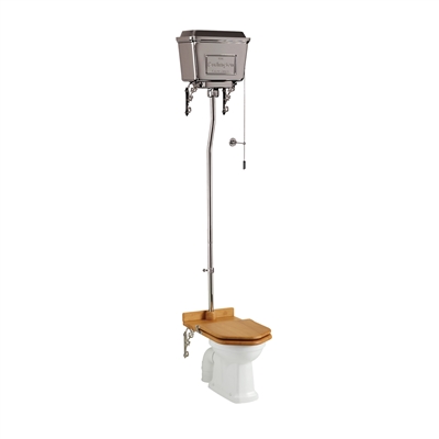 Burlington Chrome High Level Toilet Various Finishes