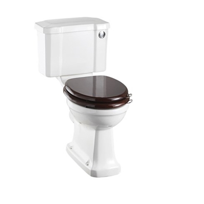 Burlington Rimless Close Coupled Pan with Slimline Push Button Cistern