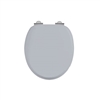 Burlington Chrome Classic Grey Soft Close Seat