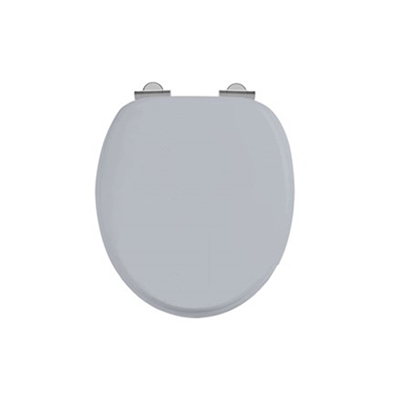 Burlington Chrome Classic Grey Soft Close Seat