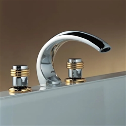 Leo Brass Gold Handle Body Faucet