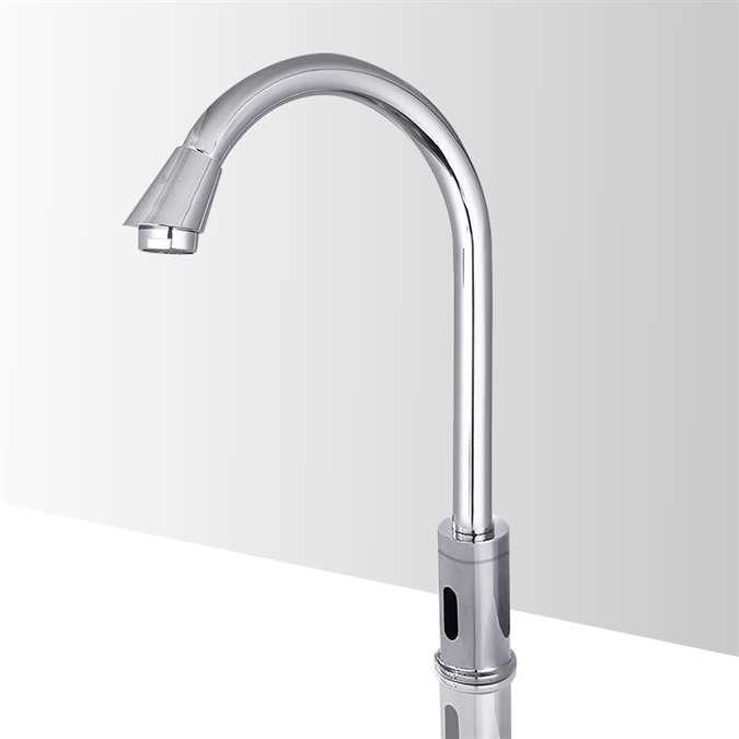 Hospital Style Adjustable Commercial Automatic Touchless Sensor Faucet