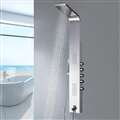 Le Havre Shower Panel #304 Stainless Steel Wall Mount Multi-Function Tower Massage Systerm With Body Jets Tub Spout Rainfall Waterfall Showerhead
