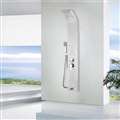 Geneva Shower Panel Tower Rain Waterfall Massage Body System 5 In 1 Sprayer White