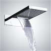 Wall Mounted Stainless Steel Chrome Polished Bathroom Shower Head with Embedded Box
