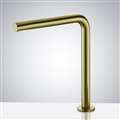 Bathselect L-shaped Commercial Gold handsfree Motion Sensor Faucet