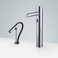 BathSelect Verona Tri Pod High Quality Motion Sensor Faucet & Automatic Soap Dispenser for Restrooms in Chrome