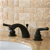 Naples Dual Handle Solid Brass Bathroom Sink Faucet with Drain