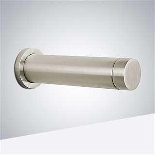 Creteil Brushed Nickel Wall Mount Commercial Sensor Faucet