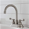 Lyon Dual Handle Solid Brass Bathroom Sink Faucet