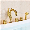 LaRochelle-Gold-Bathtub-Faucet-Mixer-With-Handheld-Shower