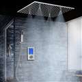 BathSelect Modern 16" Digital Ceiling Mount Bathroom Shower Head