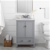 BathSelect Elegant Gray 24" Bathroom Vanity