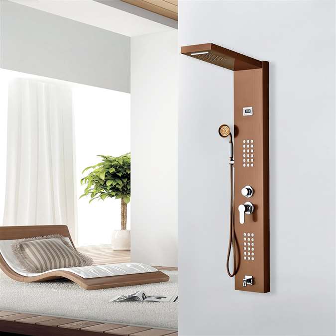 Valerio thermostatic shower panels