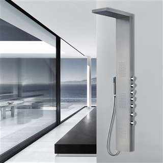 pulsating massage shower panels