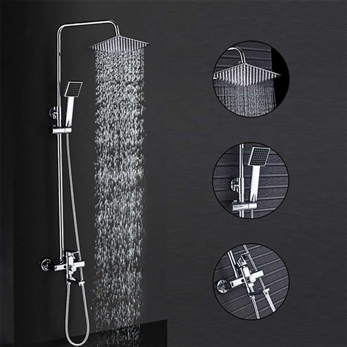 LED Shower Head with Temperature Sensor