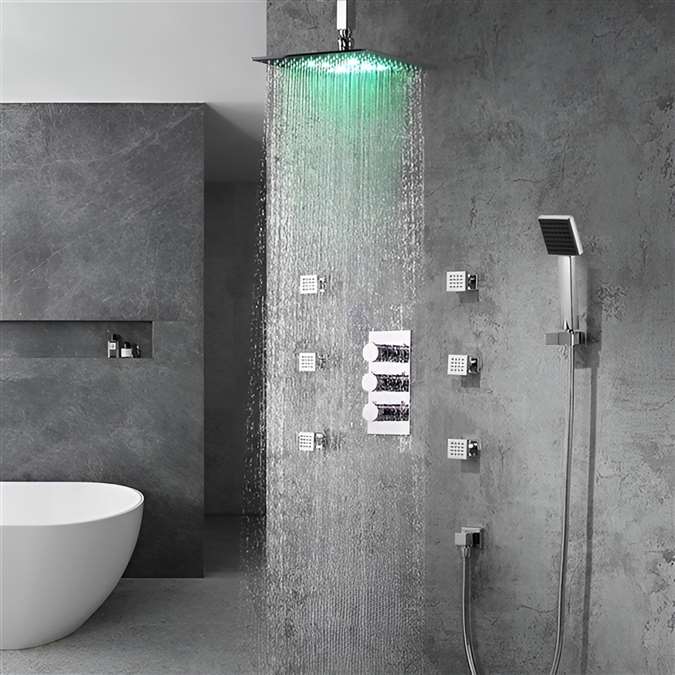 Trialo shower head multicolor led