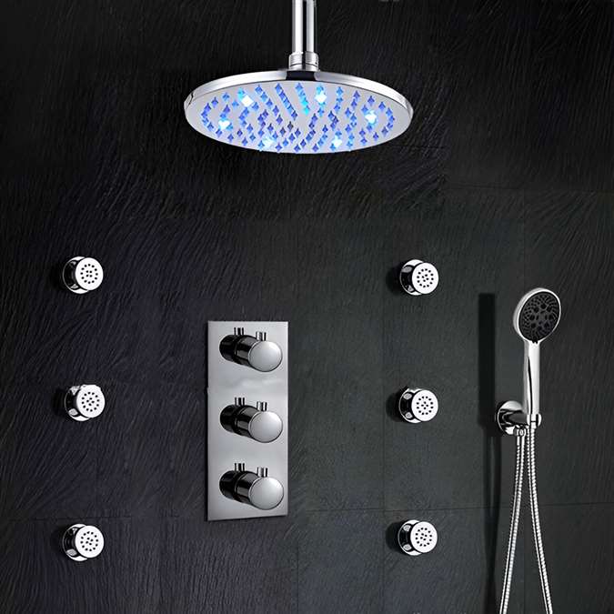 Wella LED Shower System with Body Jets