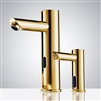 Solo Gold Hospitality Automatic Commercial Sensor Faucet and Soap Dispenser