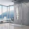 6-Jet Shower System in White Glass