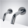 Hotel Reno Chrome Finish Wall Mount Dual Commercial Sensor Faucet And Soap Dispenser