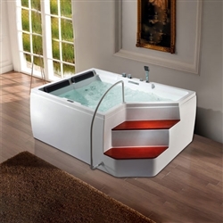 contemporary whirlpool bathtub
