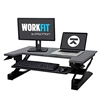 Ergotron WorkFit-T Sit-Stand Desk Workstation, White