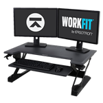 Ergotron WorkFit-TL Standing Desk Workstation, Black