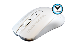 Man & Machine C Mouse, Wireless, White