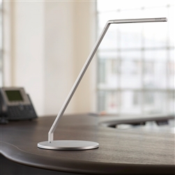 Workrite Ergonomics Fundamentals 2 LED Desk Light, Single Arm, Desk Base