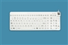 Man & Machine Really Cool Low Profile Keyboard with MagFix & Backlight, Hygienic White