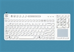 Man & Machine Really Cool Touch LP Keyboard w/Backlight, Hygienic White, 2 Year Warranty