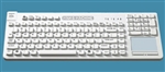 Man & Machine Really Cool Touch LP Keyboard w/MagFix, Hygienic White, 2 Year Warranty