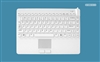 Man & Machine Slim Cool + LP (Low Profile) Keyboard, Hygienic White