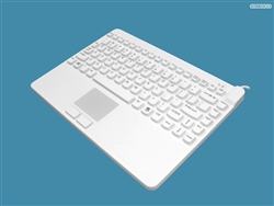 Man & Machine Slim Cool + LP (Low Profile) Keyboard, Hygienic White