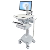 Ergotron StyleView Cart with LCD Pivot, LiFe Powered, 1 Drawer