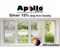 15% SLEEK SILVER APPEARANCE FILM 60in 100ft