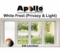 DECORATIVE WHITE FROST FILM 60in 100ft