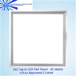 LED 2x2 Panel-Lay In Fixture 45 Watts, UL, AC110-277V, 216 High Output Seoul LEDs - Day White