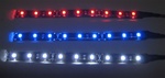 6 Inch LED Flexible Strip -12vdc, Waterproof - 6inch w/Leads
